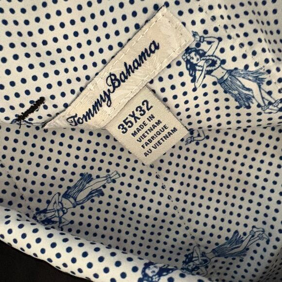 Tommy Bahama Casual Pant Slacks Trouser Black Career Vacation - 35x32 - Picture 5 of 5